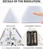 RGB Night Light Dimmable Timing 16 colors Cabinet Lights Battery Operated Touch Quantum Triangle Wall Lamp