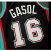 Custom Men Youth women Vintage Pau Gasol Mitchell Ness College Basketball Jersey Size S-4XL or custom any name or number jersey