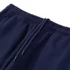 Winter Warm Fleece Jogger Pants Men Drawstring Loose Track Trousers Comfortable Plus Size Gym Wear 211201