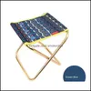 AESSOIRES SPORTS SPORTS SPORTS ALLIAGE EN ALUMINIUM ALUMINIUM ALUMINIUM PORTABLE PORTABLE EXTÉRIEUR Tabouret pliant, chaise de pêche pliable, pique-nique BBQ Plage Siège, Stora