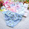 Trosor 12pcs / lot girl cotton bricks söta blommor baby barn underkläder storlek 110-150 för 3-12t