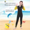 Yüzme Giyim ZCCO 2.5mm Neopren kızlar termal wetsuits tam vücut çocukları anti-up sıcak yüzme şnorkel sörf sörf wetsuit 2021