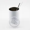 12oz 20oz 30oz Skinny Tumblers blank Sublimation travel mug Stainless Steel Double Wall Vacuum With seal lid and straw Msdg6968139