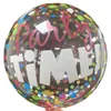 Bounce Ball 20inch Baskılı Mutlu Yıllar Partisi Mektubu İnternet Ünlü Dekorasyonu ML277366132