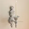 tenedor de la vela de la pared de metal