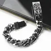 2styles Vintage Fashion Punk Unisex Mens Chain Link Charm Bracelets Hip-Hop Titanium Steels Bracelet Stainless Steel Personality Jewelry Accessories Gifts
