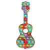 Fidget Toys Guitar Push Bubble Baby Dorosła ulga Andystresowa Miękkie Squishy Anti Stress Simple Delple Toy Prezent 25cm