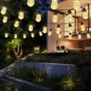30 LED Güneş Dize Işıkları Su Geçirmez Kabarcık Küre Lamba Açık Dekoratif Kristal Top Işık Bahçe Kamp Partisi için