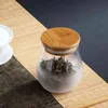 Jar Transparent Cloud Glass Caddy Caddies Kung Fu Tea Set Accessories Container Storage Box Seal Tank Decor Crafts Boxes