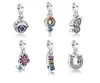 Pandora Sterling Gümüş Bilezik Türkiye Göz Lolipop Kelebek At Nalı Dangle Boncuk Charms Avrupa Yılan Charm Zincir Moda DIY Takı için