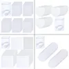 Keychains 100 Pieces Sublimation Air Freshener Blanks DIY Scented Sheets Blank Car Pressed Felt Dropship