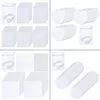 Keychains 100 Pieces Sublimation Air Freshener Blanks DIY Scented Sheets Blank Car Pressed Felt Dropship8880611