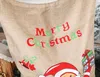 Saco de Draorstring de Natal Santa Claus Sacks Presente de Feriado Bolsas De Envoltório Decoração Xmas Ano Novo 2022