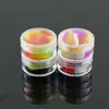 Colore 10ml Silicone acrilico Sigaretta in silicone Scatola di unguento Cosmetici Scatole di crema per olio Cosmetico Portatile Pill Solid E-Liquid Case