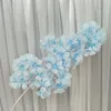 100 cm Simulation Hortensie Kränze Weiße Niederlassung Drifting Schnee Gypsophila Künstliche Seide Kirschblüten Hochzeit Bogen Dekorationen