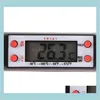 Thermometers Sundries Home Garden Digital Food Cooking Thermometer Probe Meat Household Hold Function Kitchen Lcd Gauge Pen Bbq Grill