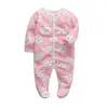 2020 Nieuwe Baby's Romper Pasgeboren Baby Jongens Meisjes Sleepers Pyjama 3M -12 M Maanden Jumpsuit Infant Lange Mouw Kleding G1221