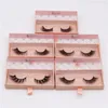 25 mm Long 3D Mink Eyelashes Private Label Logo Mink Eyelash Extensions Dramatic Thick Mink Lashes Cruelty Fluffy Natural Fal5525480