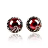 red opal earrings