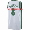 Aangepaste Kemba Walker #8 2020 Swingman Jersey genaaid heren vrouwen jeugd XS-6XL basketbal jerseys