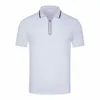 Haute qualité Polo été à manches courtes fermeture éclair hommes chemise Polo Nylon/Spandex solide décontracté Polo mâle hauts 210518