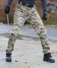 Män vattentäta taktiska kamouflage byxor swat combat militär kläder multifickor andas jogging 210715
