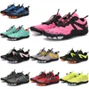 GAI 2021 Four Seasons Five Fingers Sports Shoes Mountaineering Net Extreme Simple Running, Cycling, Hiking, Green Pink Black Rock Climbing 35-45 Fourty Seven