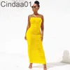 Yaz Kadın Elbiseler Tasarımcı Ince Seksi Uzun Maxi Elbise Kapalı Omuz Bandeau Pileli Sıkı Yüksek Streç Elbise Desen Baskılı Etek 35 Stilleri