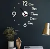 Les dernières horloges murales, horloge murale acrylique créative 3D de 12 pouces autocollant silencieux bricolage, de nombreux styles au choix, supporte la personnalisation