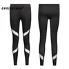 CHRLEISURE Sexy Women Leggings Gothic Insert Mesh Design Trousers Capris Pants Black Sportswear Woman Fitness Tick Tock Booty 210928