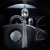 Décorations intérieures De Luxe Strass De Voiture Ornements Suspendus 4 Couleurs Cristal Rétroviseur Accessoires Pour Hommes Femmes Filles Cadeaux Pendentif