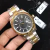 U1 Navy ST9 Steel Mens 시계 블루 GMT 자동 이동 소형 다이얼 Sapphire Calendar 42mm 시계 스테인레스 스카이 손목 시계