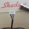 Выходной разъем SH 004 с зажимом для жгута Звукосниматель Shadow esonic1 использовал кабельную линию с разъемами размером 6,5 мм