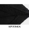 Женщины шикарные моды боковые карманы кнопки Tweed Bermudas шорты высокой талии задняя молния женщина короткая Femme 210420