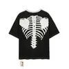 Men's T-Shirts KAPITAL T Shirt Heavy Fabric Patchwork Vintage Reversible T-shirt Skeleton Tee