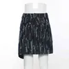 Асимметричная лоскутное отверстие юбка для женщин высокая талия нерегулярные подол повседневные юбки женские летние моды 210521