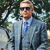 Classic Vintage Fashion James Bond 007 Square Style Polariserade solglasögon Män Driving Brand Design Sun Glasses Oculos de Sol206o