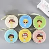 Creatieve munten Purs Mini Portable Round Round ritsje oortelefoontas Cartoon Coin Key opbergtas