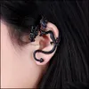 耳カフイヤリングジュエリーヴィンテージゴシックパーソナライズドラゴン女性のためのパンクレトロクリップオンファッションギフト Bk ドロップ配信 2021 3Na