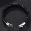 Charm Bracelets Fashion Men Bracelet Man Chinese Traditional Gossip Stainless Steel Magnetic Buckle Bracelet&Bangle Male Jewelry BB0313