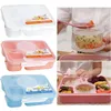Geschirr-Sets verkaufen tragbare Mikrowellen-Lunchbox, Obstbehälter, Aufbewahrung, Outdoor-Picknick-Lunchbox, Bento-Box, Geschirr, Geschirr, Geschirr D