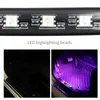 LED Car Foot Light Umgebungslampe mit USB -drahtlosen Remote -Musiksteuerung Mehrere Modi Automotive Innenarchitektur dekorative Lichter6118837