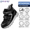Princepard orthopädische Kinder-Sneaker für Plattfüße, Knöchelunterstützung, Kinder-Sport-Laufschuhe mit orthopädischer Einlegesohle, für Jungen und Mädchen, 220208