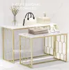 Window display table Commercial Furniture of clothing store women's clothes exhibition rack nano gold solid wood water tables