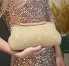 Evening Bags Fashion Gold Color Diamonds Design Party Handbag For Women High-quality Combo Clutch Female Shoulder Purse Bag Sac