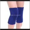 Scaldamuscoli 2 pezzi Traspirante Antiscivolo Danza Sci Pads Sport Leg Sleeve Kneelet Soft Knee Pad Support Warm Protection1 Pwptt Rnrp0