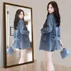 Women's Jackets Women's Denim Jacket Blezer Explosion Models Wild Korean Loose Spring Autumn Coat Suit Collar Vintage Jeans Chaqueta