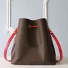 Crossbody Bags for Women Luxury Designer Handbag and Purses Genuine Leather 44022 Drawstring Closure Bucket Bag Fast Delivery