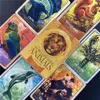 Il linguaggio segreto degli animali Oracle Card Tarot Cards Guidance Divination Deck Divertimento Feste Gioco da tavolo love EYLH