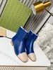 Designer Style Square Toe Boots Metal Sheet Decoration Classic Fashion Mångsidig Vinter Kvinnors Skor